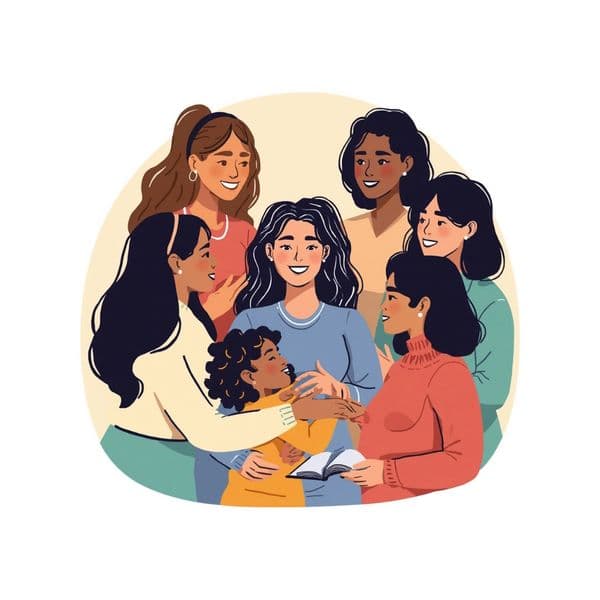 Doula supporting a mother during birth